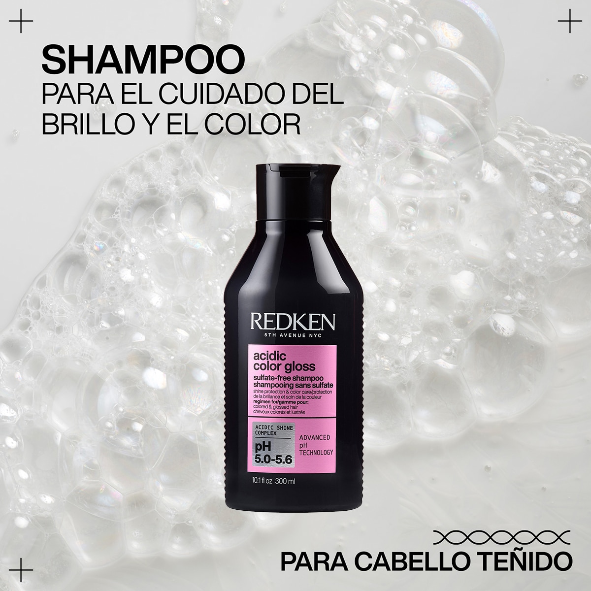 SHAMPOO ACIDIC COLOR GLOSS REDKEN (SHAMPOO PARA EL CUIDADO DEL COLOR)